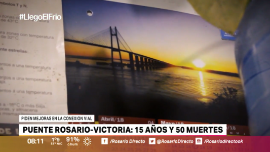 Puente Rosario - Victoria: 15 años y 50 muertes