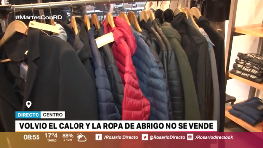 Comerciantes preocupados: volvió el calor y la ropa de abrigo no se vende