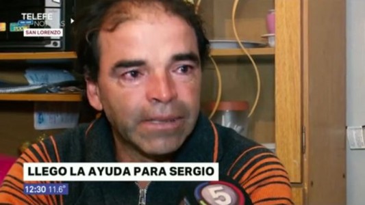 Llegó la ayuda para Sergio