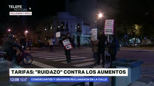 Ruidazo contra los aumentos de tarifas
