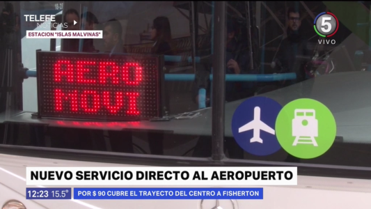 Comienza a funcionar la nueva línea de transporte que conecta el Aeropuerto con el centro