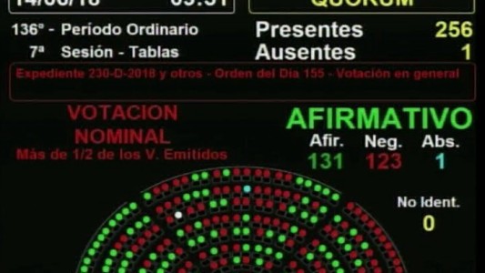Histórico: el Congreso dio media sanción a la despenalización del aborto