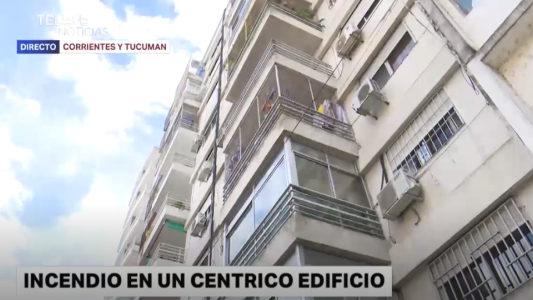 Tucumán y Corrientes: incendio en un edificio céntrico
