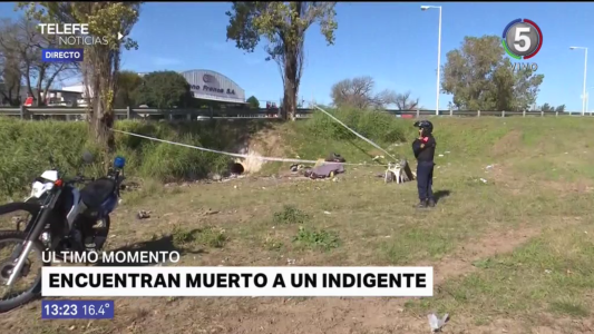 Circunvalación y Eva Perón: hallaron muerto a un hombre que se encontraba en situación de calle