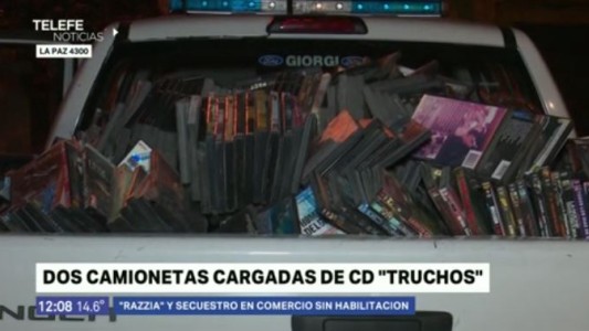 Secuestraron más de 4 mil películas truchas en una vivienda
