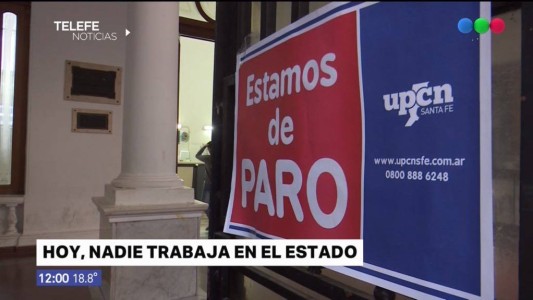Comenzó la jornada de paro de estatales provinciales, docentes, médicos y municipales