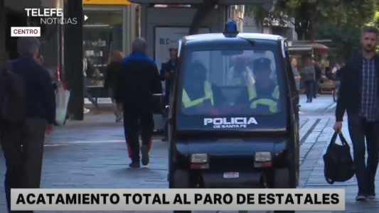 Alto acatamiento al paro de estatales