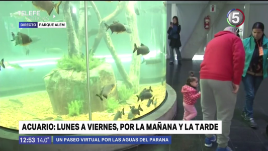 Acuario del Río Paraná: una opción recreativa y educativa para estas vacaciones
