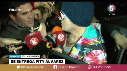 Se entregó Pity Álvarez y admitió ser el autor del crimen