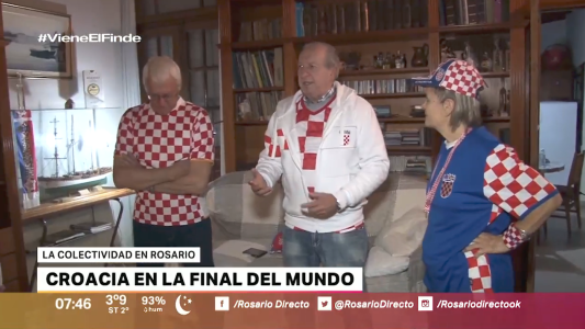 La colectividad croata de Rosario se prepara para vivir la final