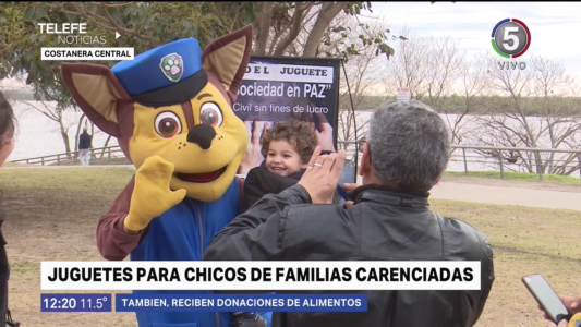 Realizan una colecta de juguetes para el Día del Niño