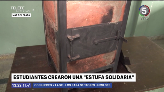 Estudiantes diseñaron y fabricaron "estufas solidarias" para ayudar a los que menos tienen