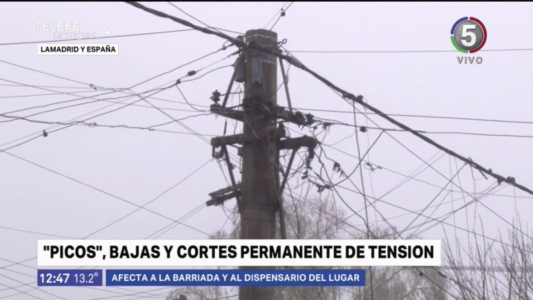 Con picos y bajas: vecinos de zona sur denuncian problemas constantes en el servicio de energía