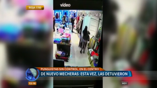 Mecheras en el microcentro: las vieron, las denunciaron y las detuvieron