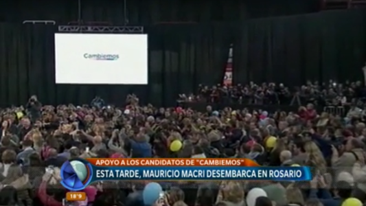Elecciones Generales: Mauricio Macri llega a Rosario esta tarde para apoyar a sus candidatos