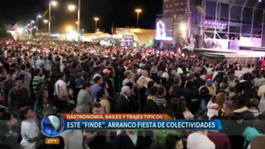 Gastronomía, bailes y trajes típicos: arrancó la Fiesta de Colectividades
