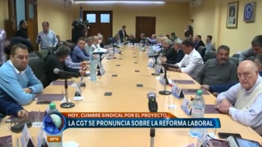 Cumbre sindical: la CGT se pronunciará sobre la reforma laboral