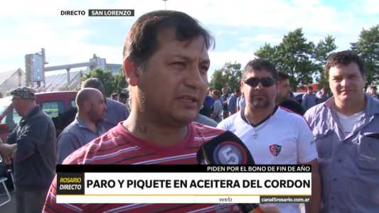 Paro y piquete en el Cordón: trabajadores piden por el bono de fin de año