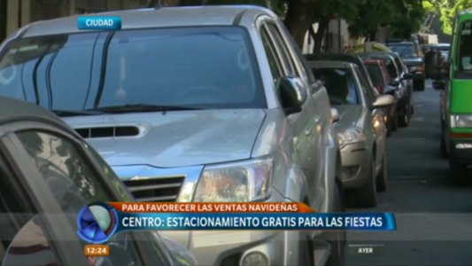 Estacionamiento gratis en el centro para favorecer las ventas navideñas