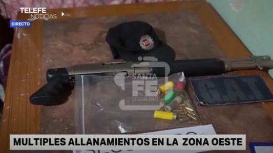 Ocho detenidos en múltiples allanamientos por narcotráfico