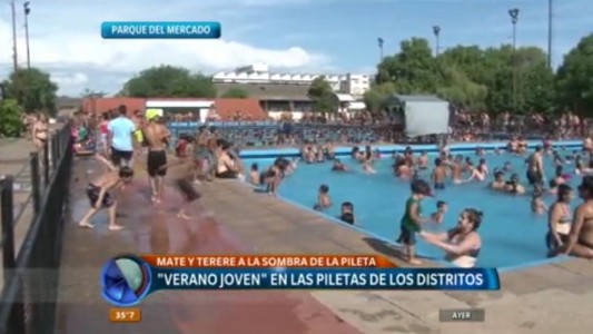Alternativas para el calor: “Verano Joven” en las piletas de los distritos