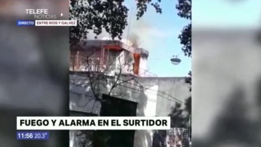 Zona sur: explosión e incendio en una estación de GNC