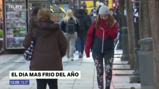 Se registró el día más frío del año en la ciudad