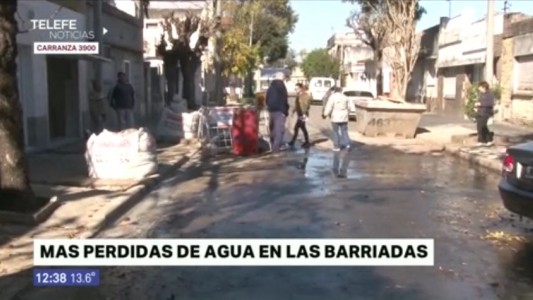 Zona sur: pérdidas considerables de agua por falta de reparaciones