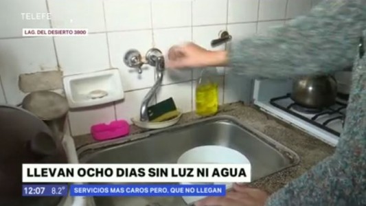 Barrio Acindar: sin agua y sin luz desde hace ocho días