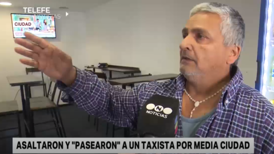 Asaltaron y "pasearon" a un taxista por toda la ciudad