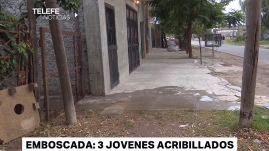 Tres jóvenes fueron baleados tras una emboscada
