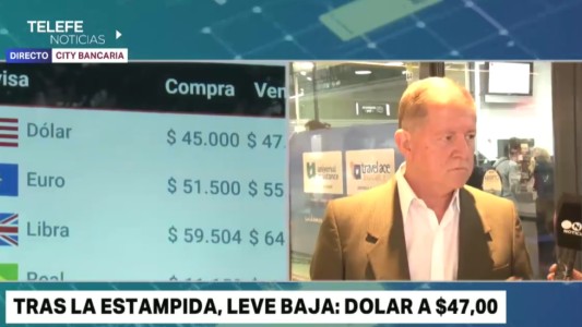 El dólar ya cotiza a 47 pesos en el Banco Nación