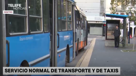 Servicio normal de transporte urbano y taxis en la jornada de Paro Nacional