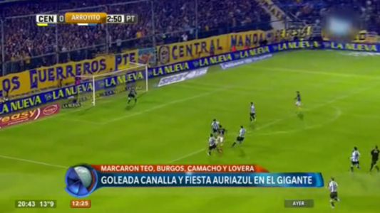 Sigue la racha: Central goleó a Racing