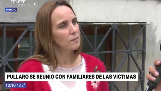 Fuga en la autopista: Pullaro recibió a familiares de las víctimas