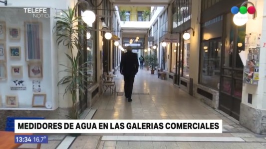 Colocarán medidores de agua en las galerías comerciales