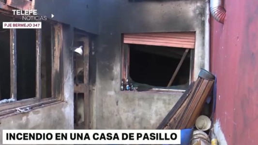 Un incendio accidental destrozó por completo una casa de pasillo en la zona sur