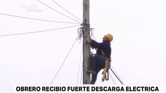 Capitán Bermúdez: un obrero recibió una fuerte descarga eléctrica