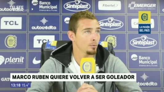 Marco Ruben quiere volver a ser el goleador de Central