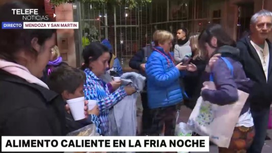 El Movimiento Solidario comenzó las recorridas nocturnas: comida caliente, abrigo y un rato en compañía