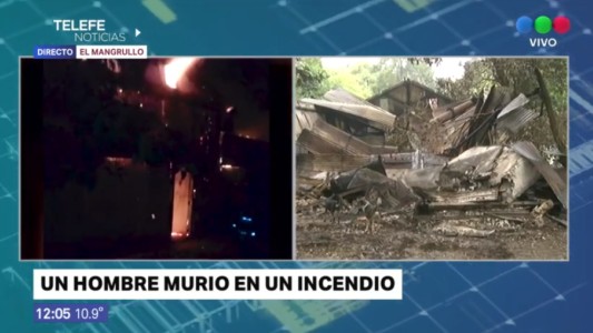 Un hombre perdió la vida en medio de un incendio en un depósito de escobas en la zona sur