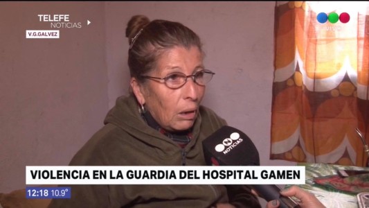 Destrozos y amenazas en el Hospital Gamen: una mujer quedó detenida por la agresión