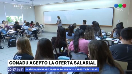 Docentes universitarios alcanzaron un acuerdo salarial y se levantó el paro de este martes