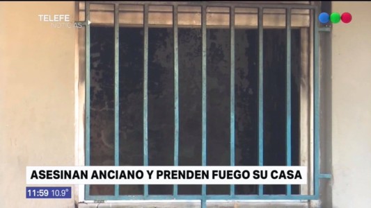 Asesinan a una anciano y prenden fuego su casa