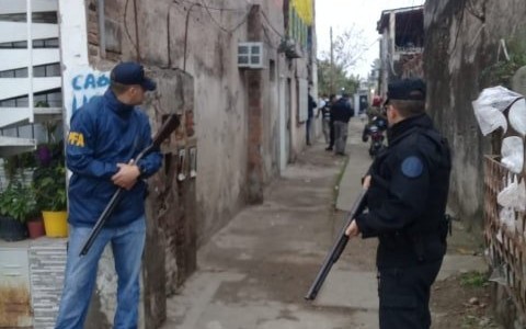 Múltiples allanamientos antidroga en Empalme Graneros