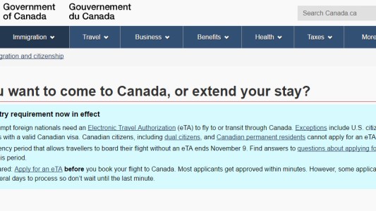 Ante las tendencias que marcaban un probable triunfo de Trump, colapsó la web de migraciones de Canadá