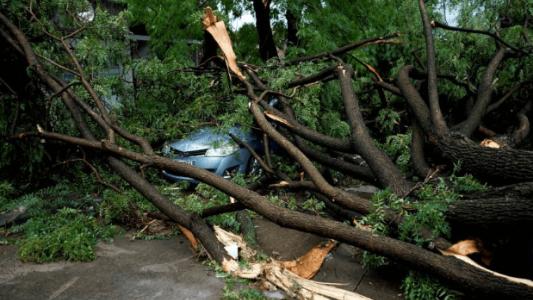 Uruguay: un fuerte temporal provocó importantes destrozos y dejó 17 personas heridas
