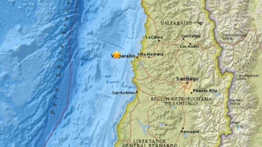 Chile: un fuerte sismo sacudió la costa de Valparaíso y se sintió en algunas regiones de la Argentina