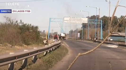 Vecinos de Puente Gallego cortaron el ingreso a la ciudad por la falta de luz