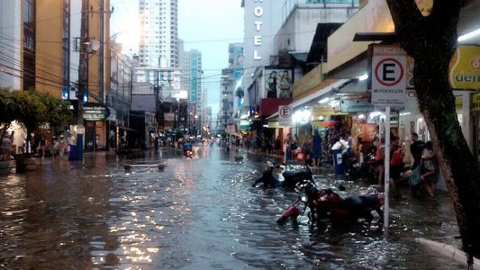 Decretaron la emergencia en Florianópolis por lluvias e inundaciones